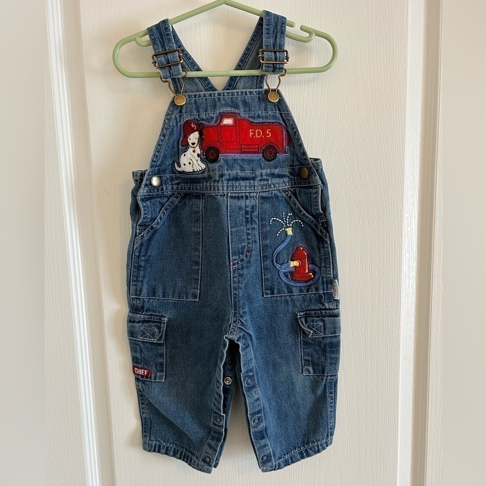 Fire Truck Denim Baby Overalls 12M‌‌‌‌‌‌‌‌‌‌‌‌‍‍‍‍‍‍‍‍‍‍‍‍‍‍‍‍‍‍‍‍‍‍‍‍‍…‌‌‌‌‌‌‍